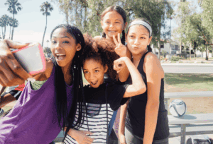 A group of Alpha kids posing