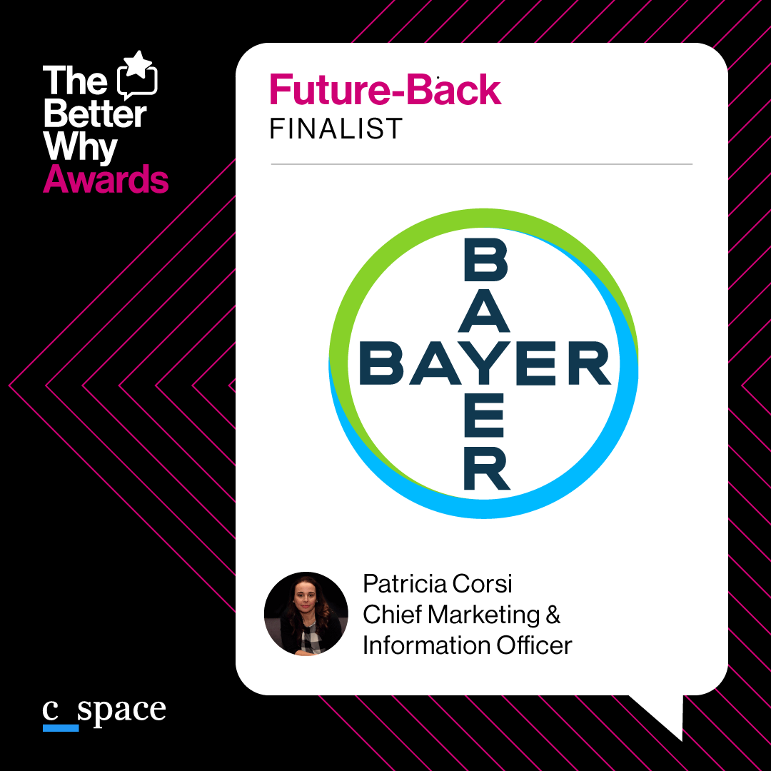 Bayer named The Better Why Future Back finalist