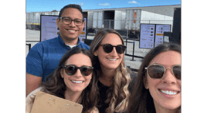 C Space's UX team posing with the CosMc's team