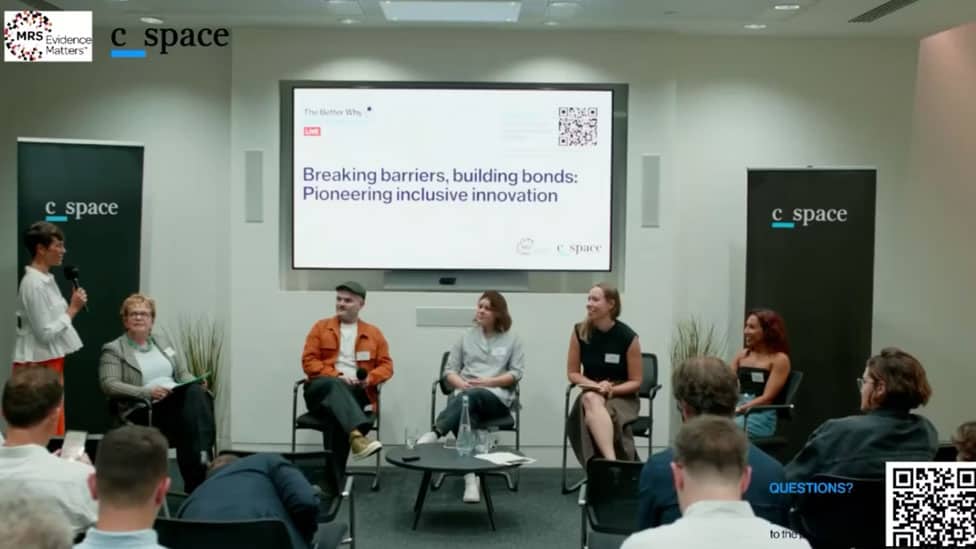An image of the Inclusive Innovation panel discussion