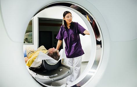 MRI medical procedure happening
