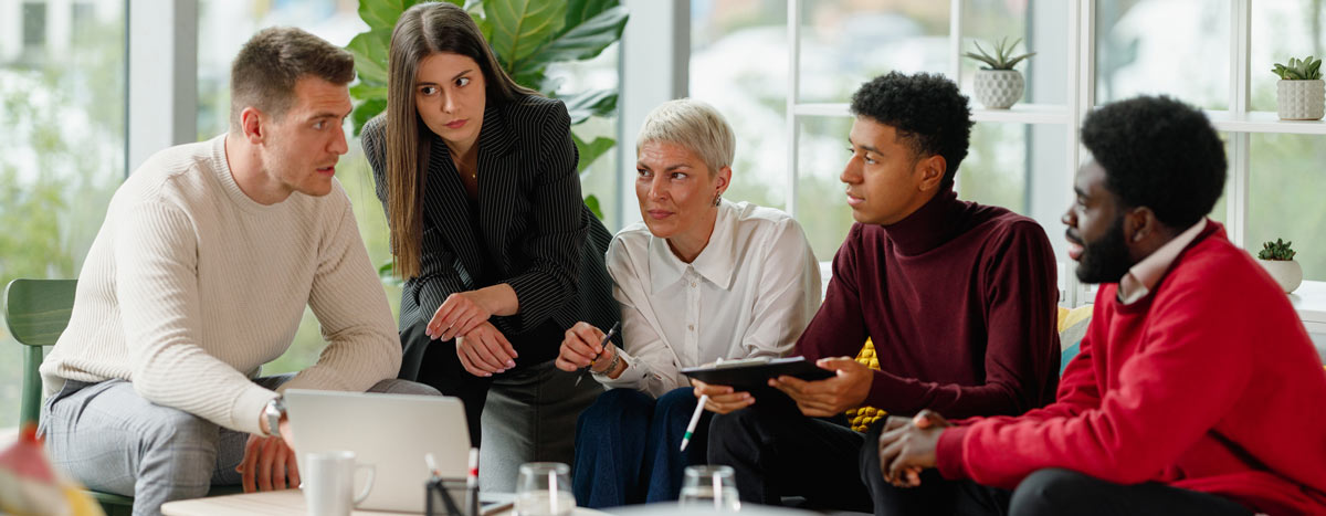 Team meeting discussion